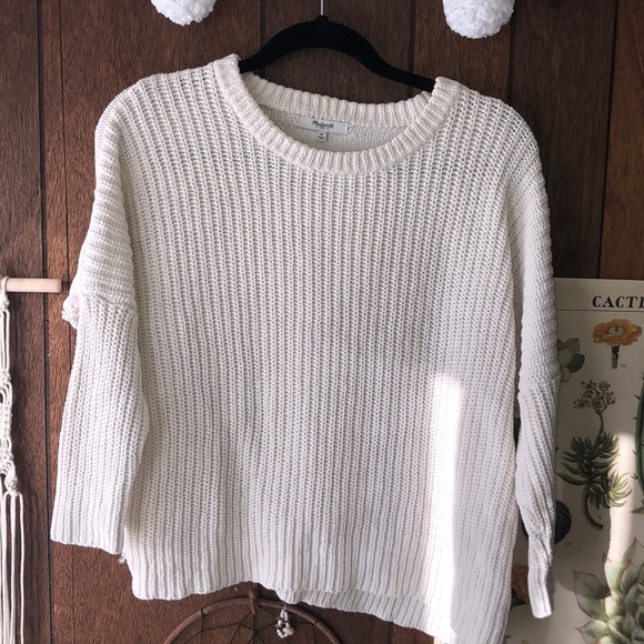 Madewell Sweaters - Classic Madewell White Sweater